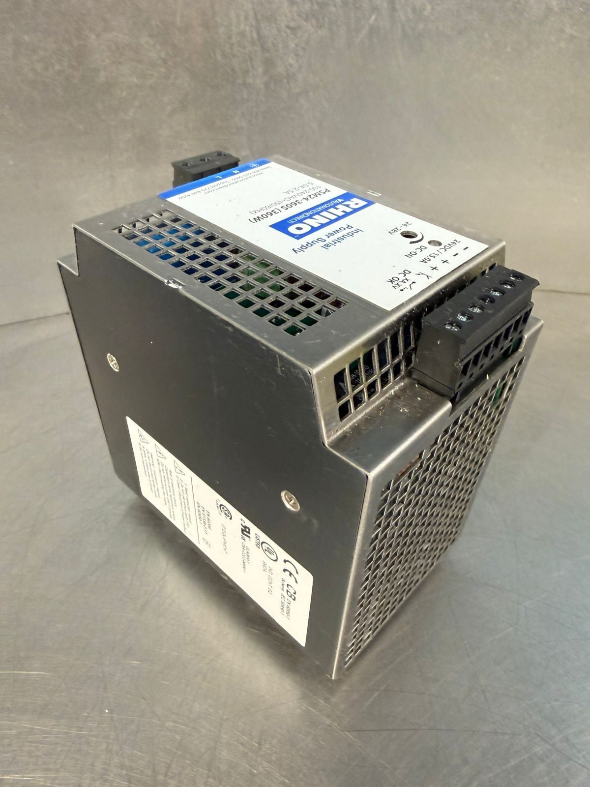 Rhino  PSM24-360S Power Supply 360W 100-240Vac 50/60Hz             (4.2.3)