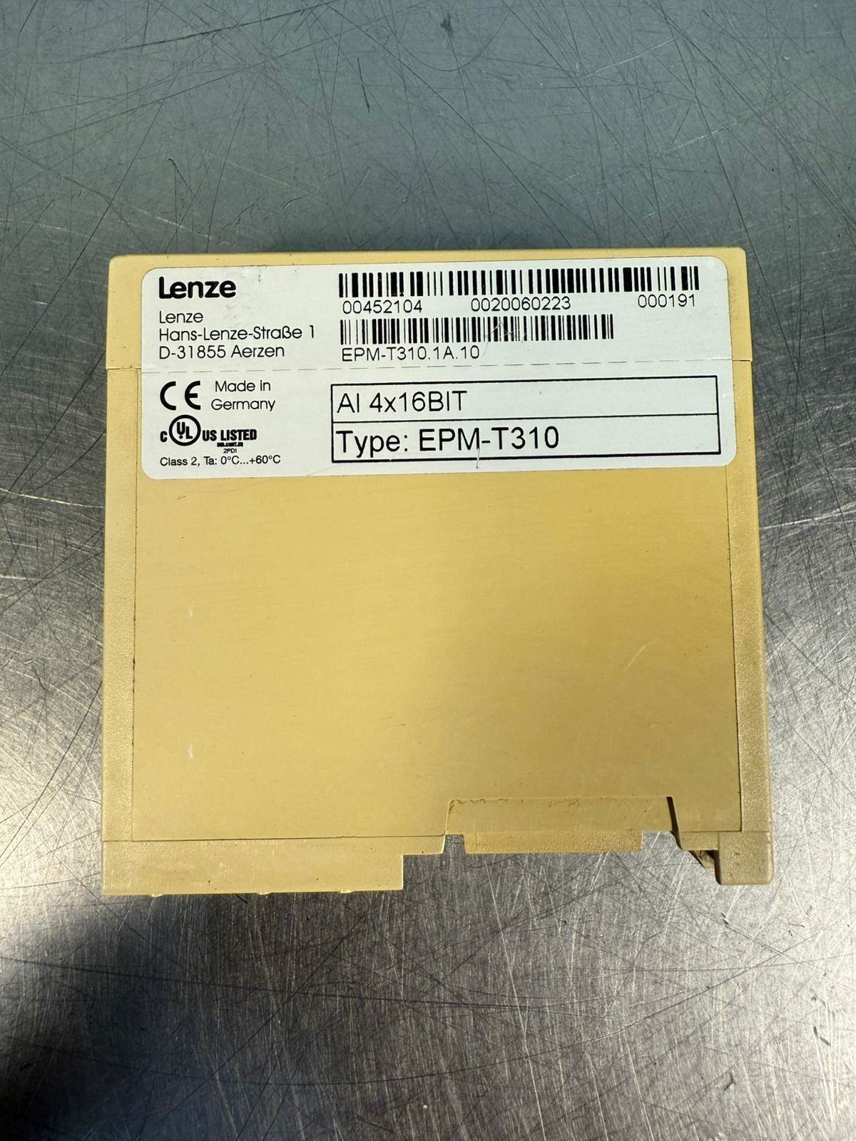 Lenze Epm-T310 AI 4x16Bit EPMT310            (7.2.2)