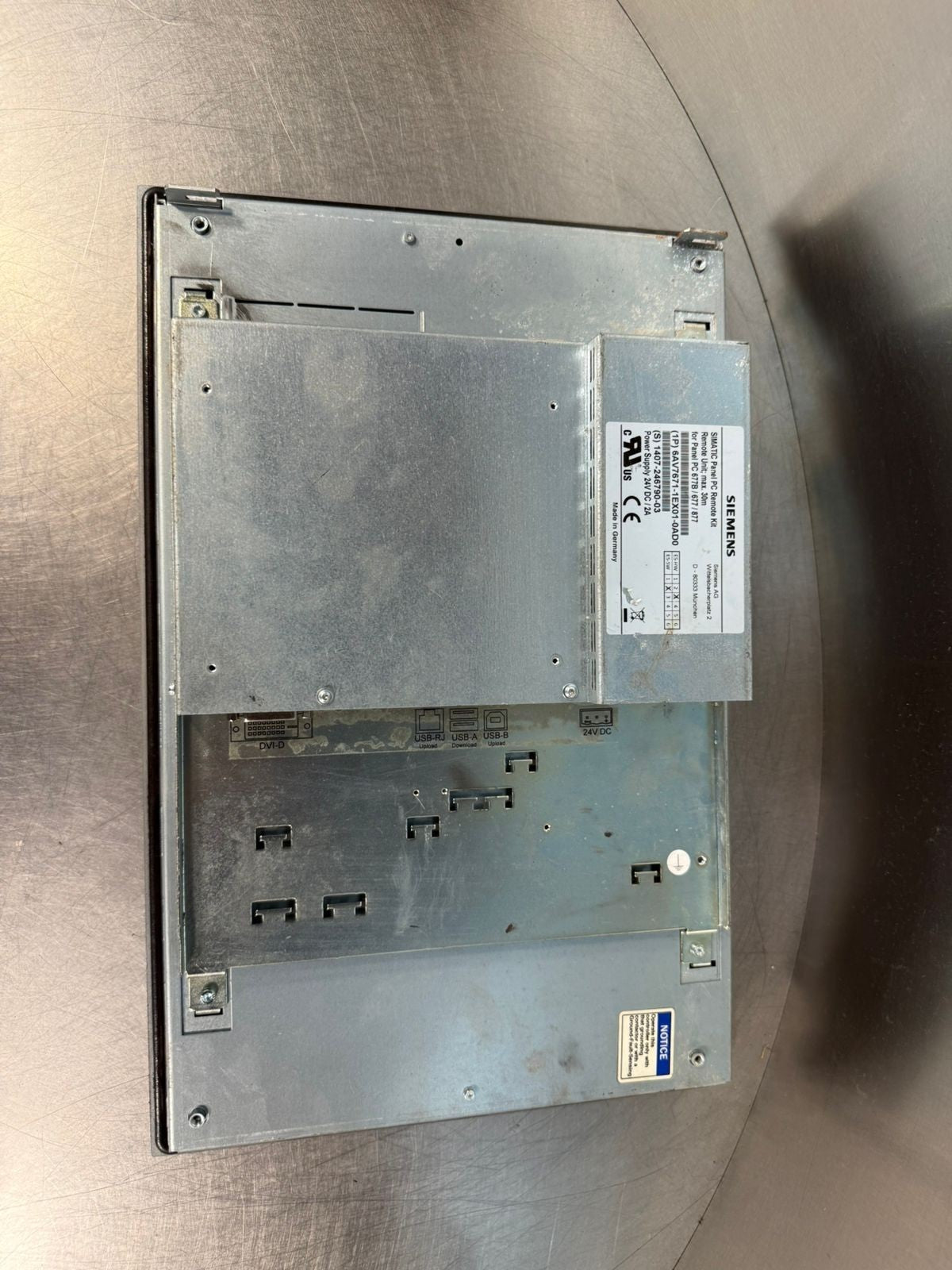 Siemens Simatic Panel 6AV7671-1EX01-0AD0 Power Supply 24V Dc 2A   (12.6.4)