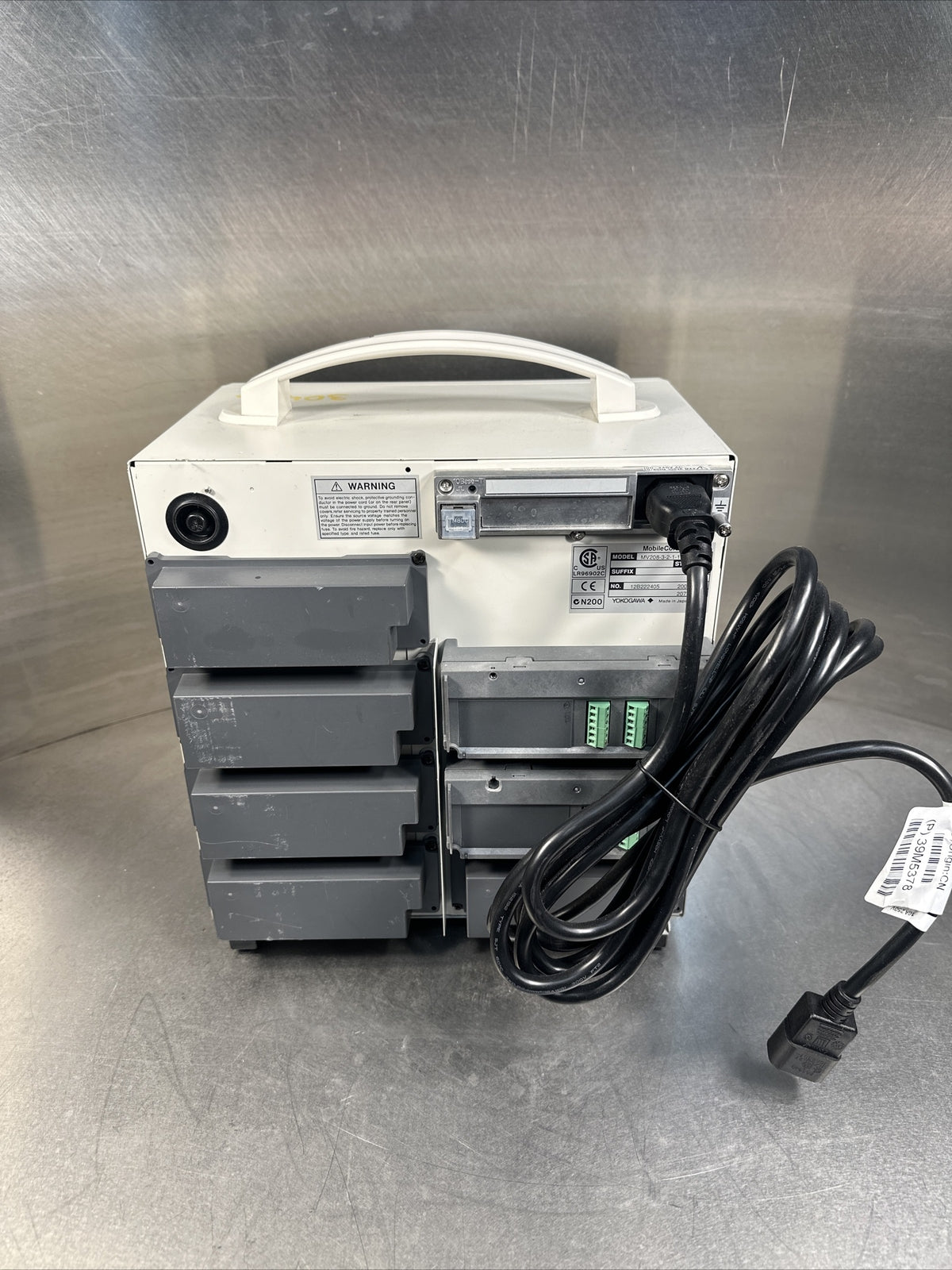YOKOGAWA MV200 MV208-3-2-1-1D MobileCorder (BIN-1.2.1)