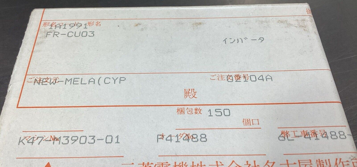 MITSUBISHI  FR-CU03  PLC PROGRAMMER MODULE.                3C-28