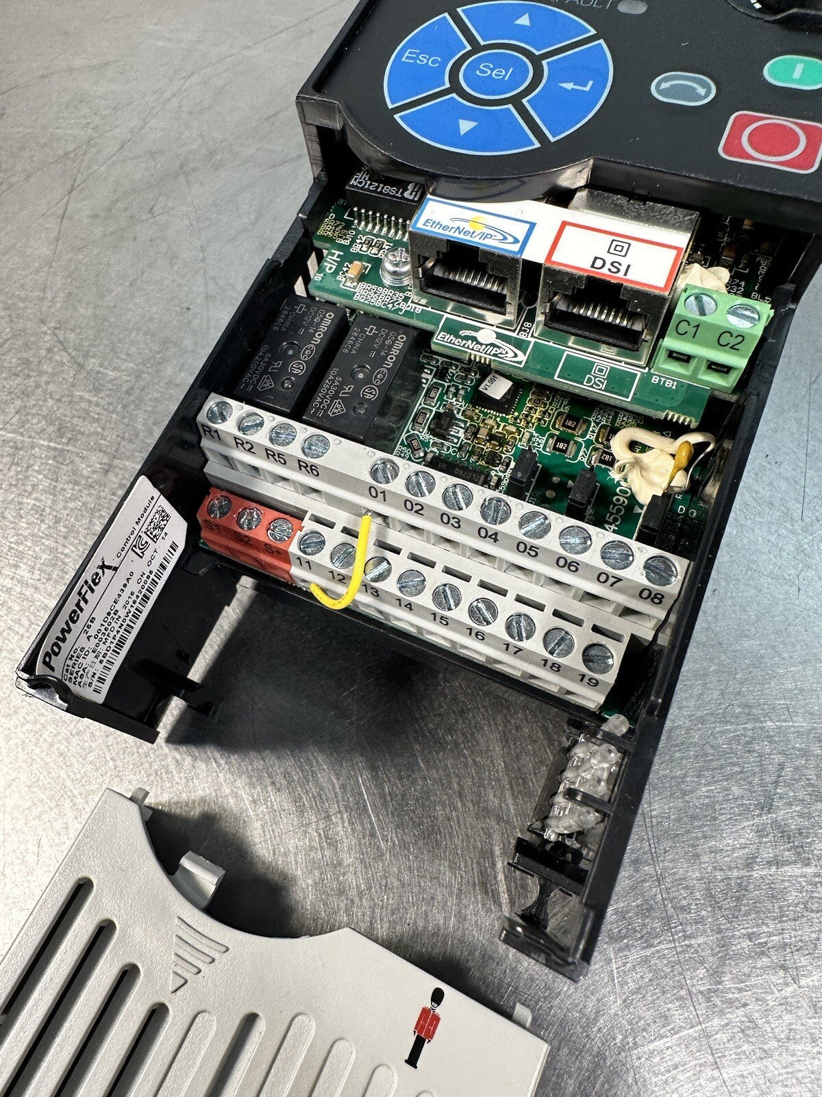 REFURBISHED 25B Allen Bradley Powerflex 525 Control Module - (BIN-1.4.4/5)