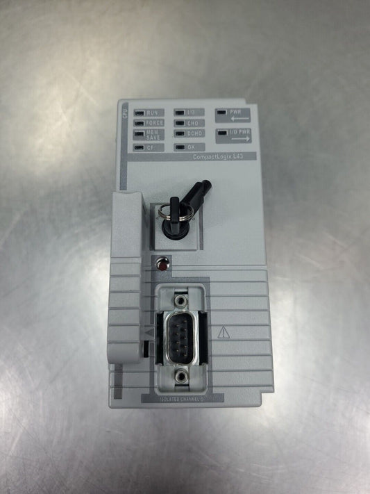 Allen Bradley 1768-L43 Ser D  CompactLogix L43 2MB Memory Controller.      3E-34