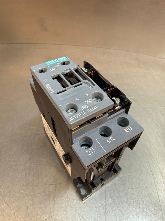 Siemens 3RT2027-1BB40 Power Contactor Motor Control            (7.2.1)