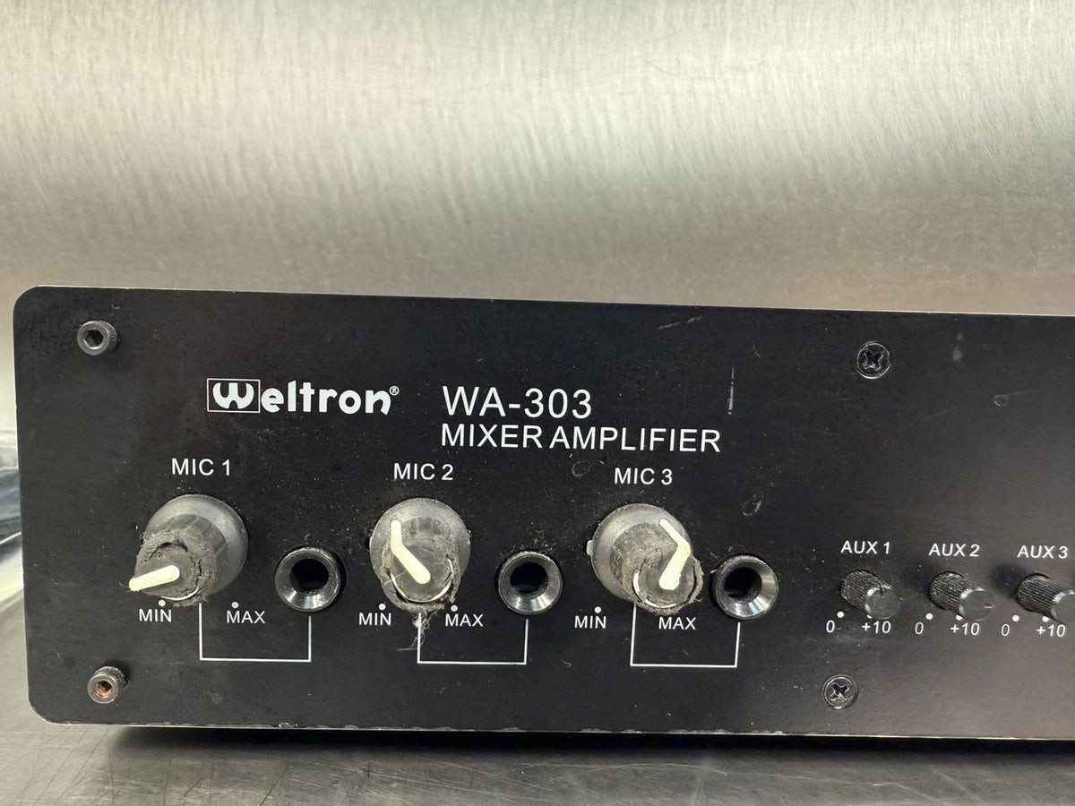 Weltron WA-303 Mixer Amplifier WA303                              (10.5.3)