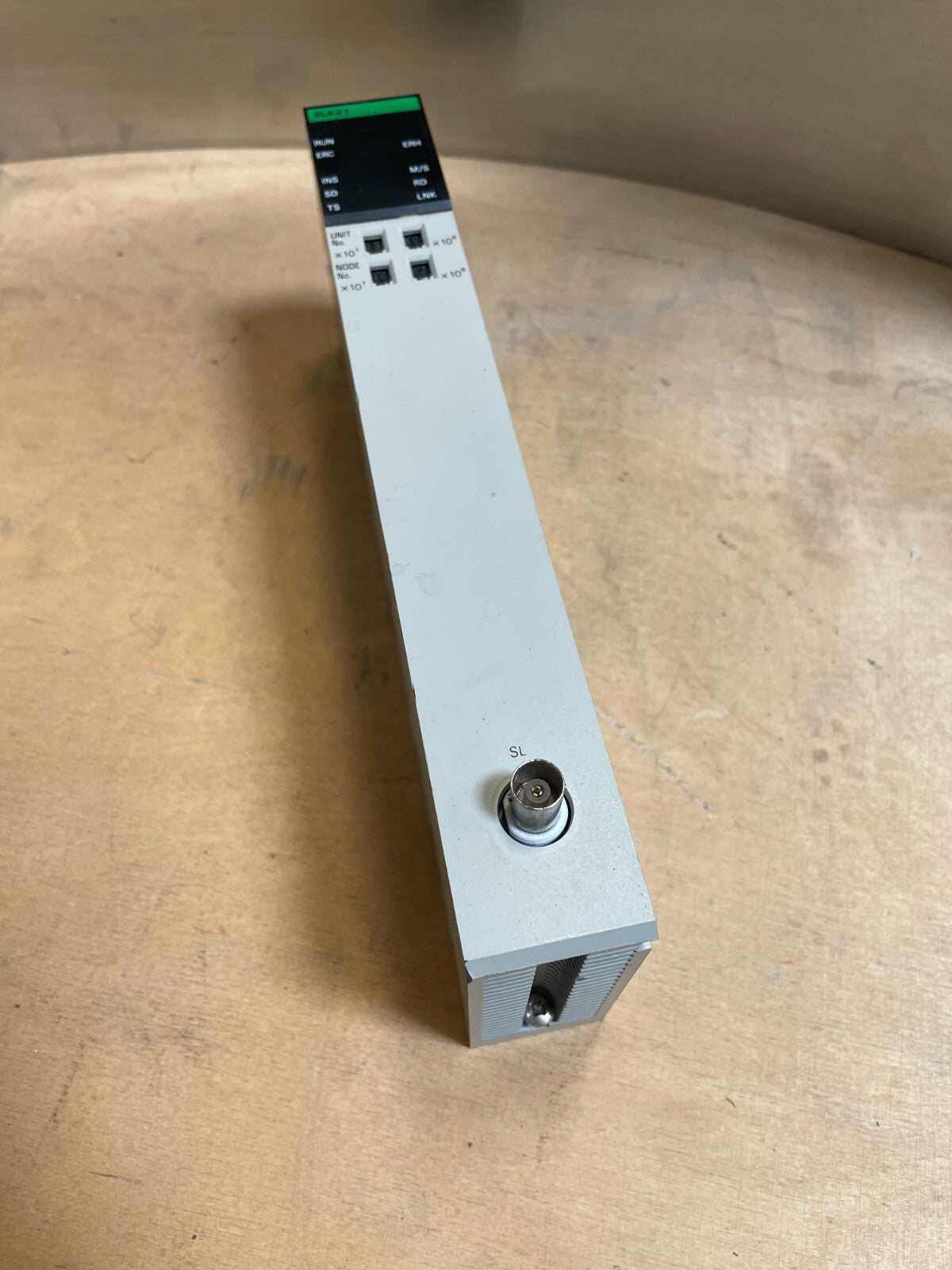 Omron CV500-SLK21 Gray Coaxial Cable Port Sysmac Link Unit