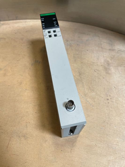 Omron CV500-SLK21 Gray Coaxial Cable Port Sysmac Link Unit