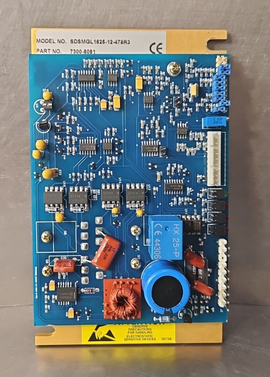 Servo Dynamics SDSMGL 1625-12-478R3  Drive Card                         (BIN423)