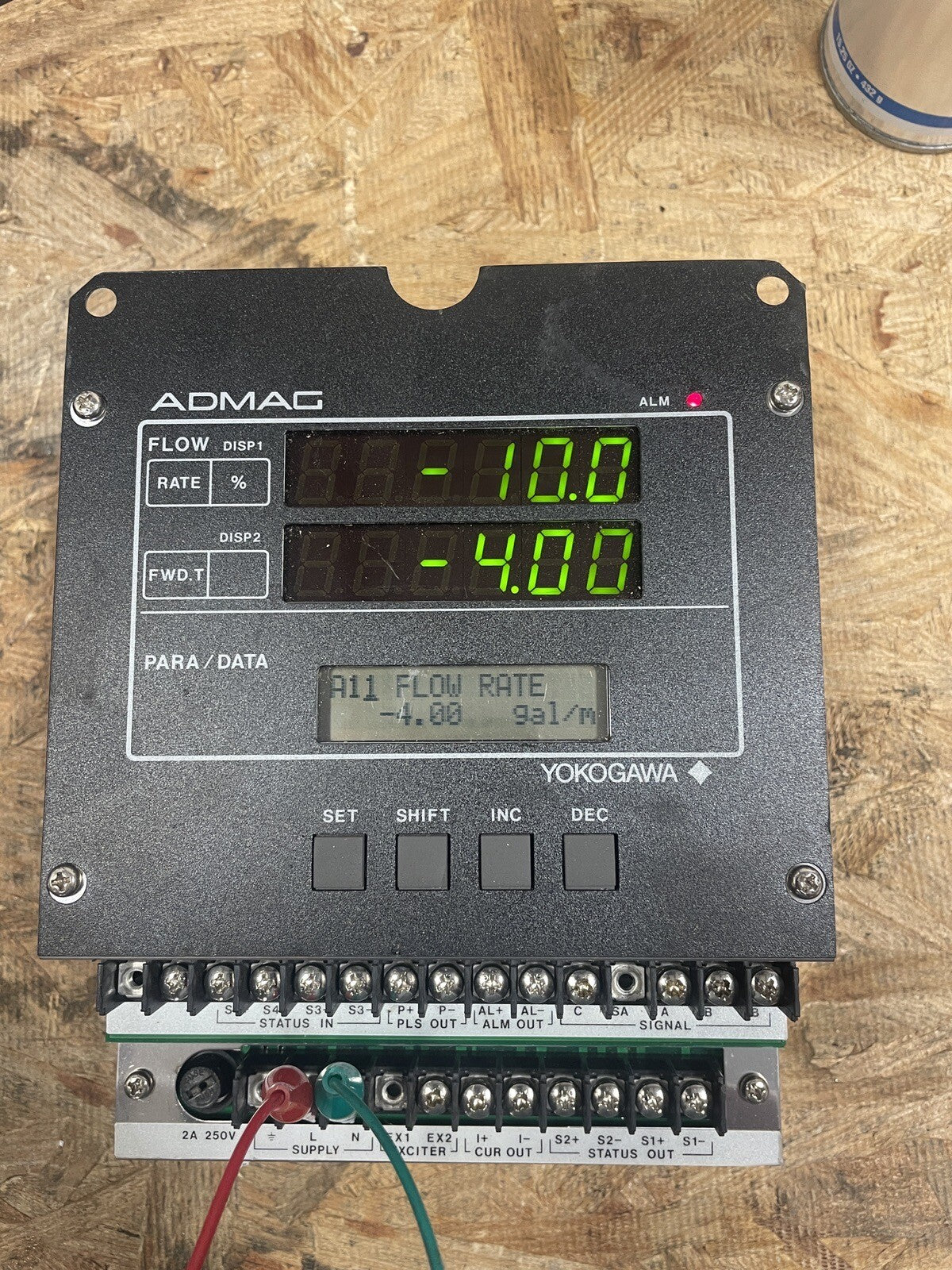 YOKOGAWA ADMAG MAGNETIC FLOW CONVERTER Display Controller @1B