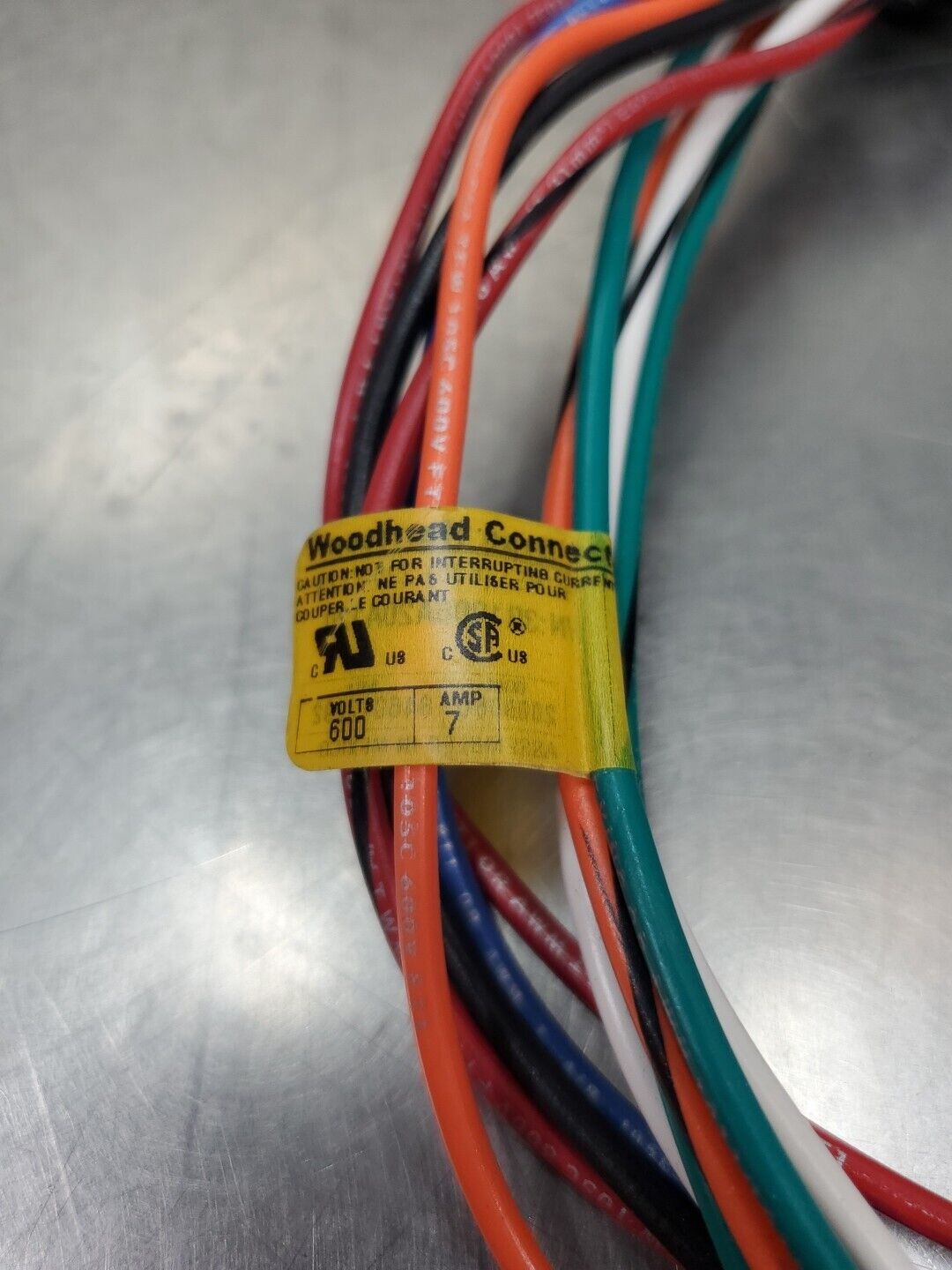 WOODHEAD/BRAD HARRISON 3R1006A20A120 RECEPTACLE, 600V 7A.                  5E-29