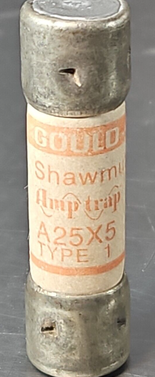 Gould shawmut  Goul Fuses Amptrap Type 1. Lot of 4.                      Loc4E30
