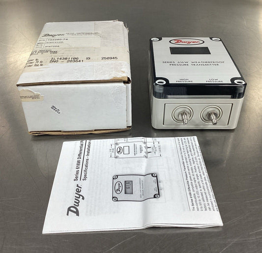 DWYER  616W-4-LCD  SERIES 616 WEATHERPROOF PRESSURE TRANSMITTER       5C-18