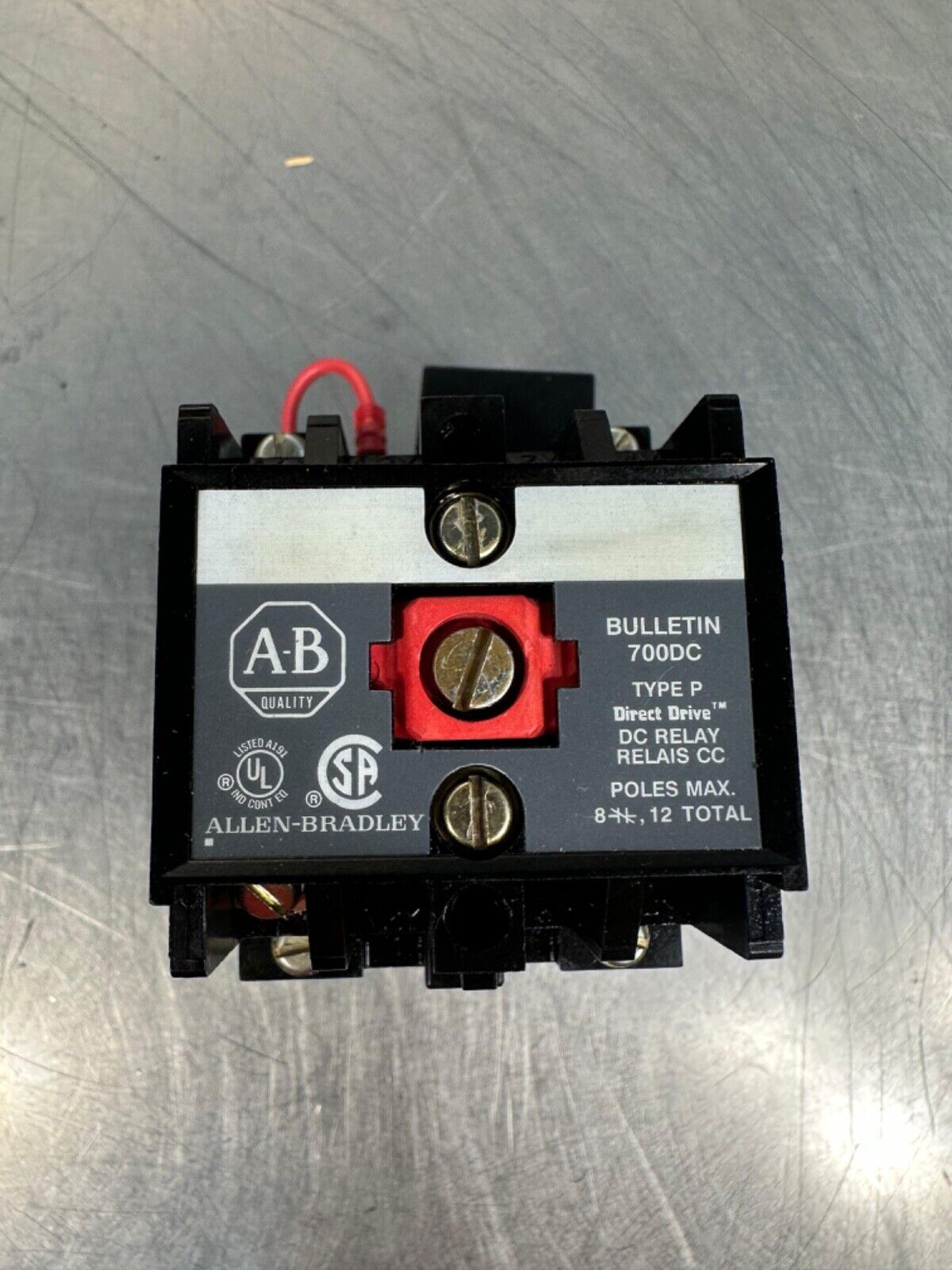 Allen Bradley 700DC-P000Z24 Ser. A DC Industrial Relay  (4C-28)