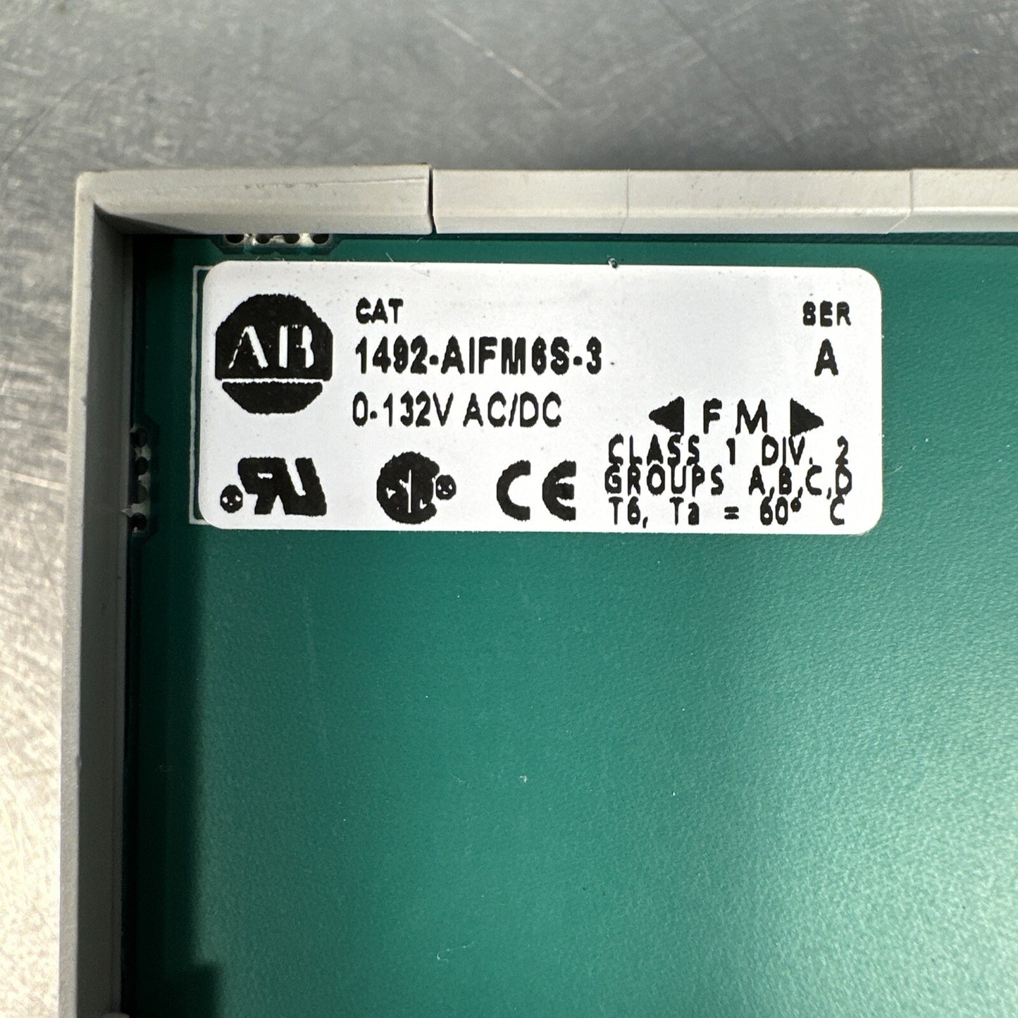 Allen Bradley 1492-AIFM6S-3 Series A Analog Interface Module, (BIN-1.5.5)