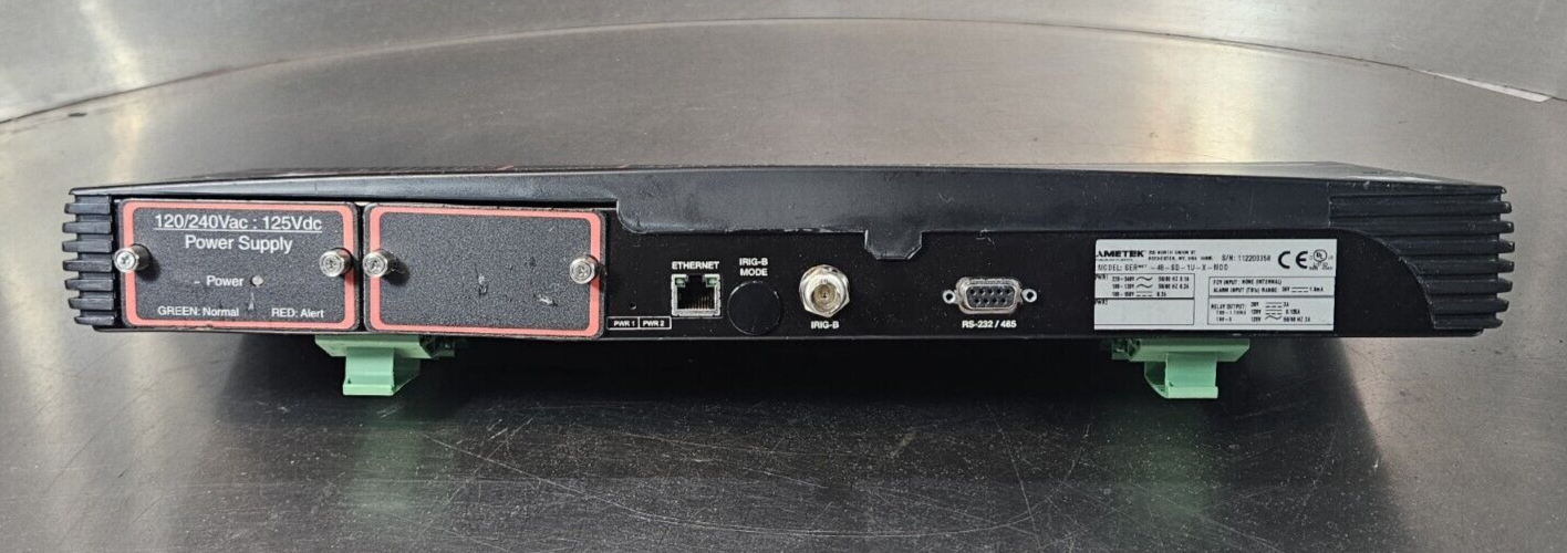Ametek SERnet-48-SD-1U-X-MOD Network Enabled Sequence of Events         (BIN535)