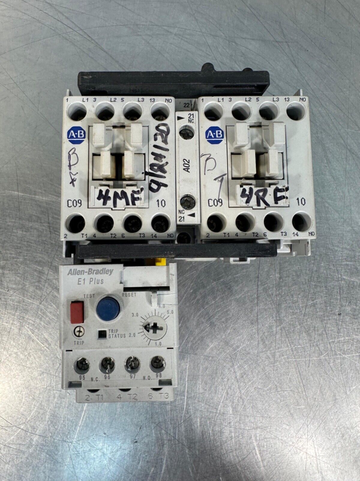 Allen-Bradley 104-C09D22 Reversing Contactor 100-C09*10 w/ 193ED1CB (4E-29