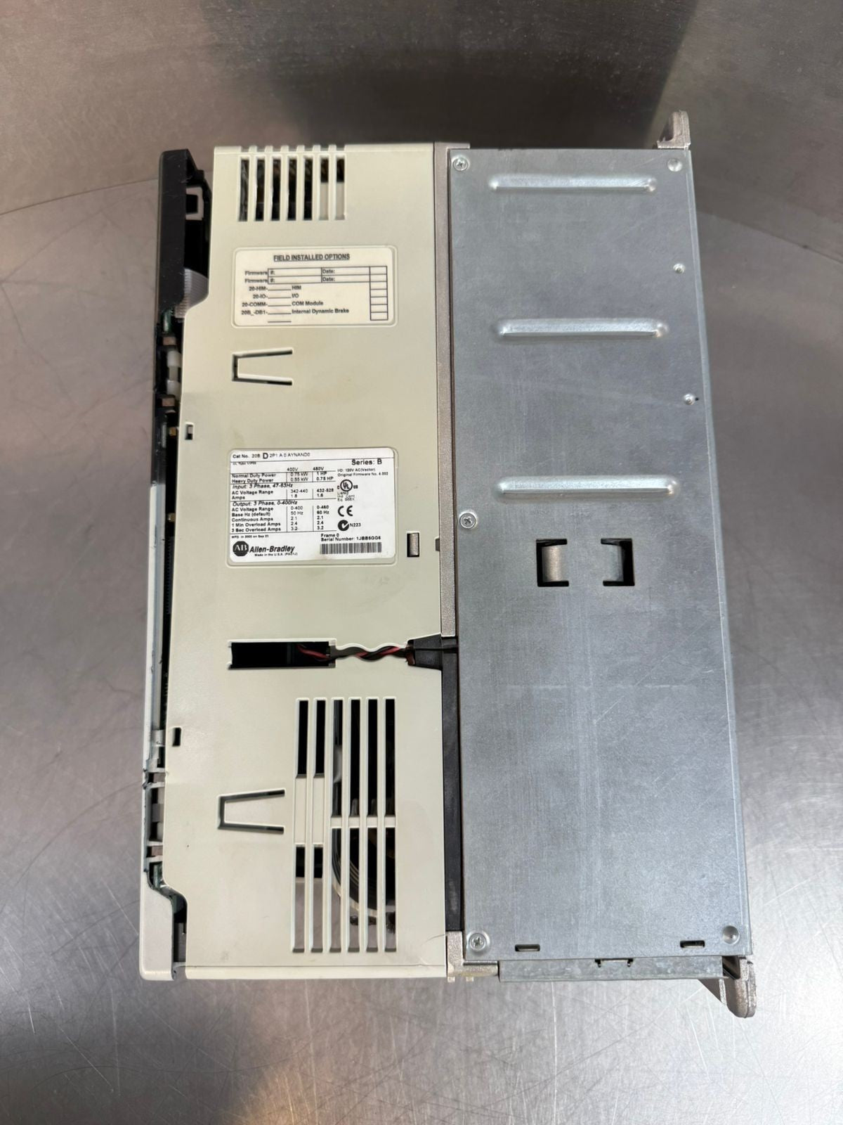 Allen Bradley 20BD2P1A0AYNAND0/ B PowerFlex 700 AC Drive           (9.4.4)