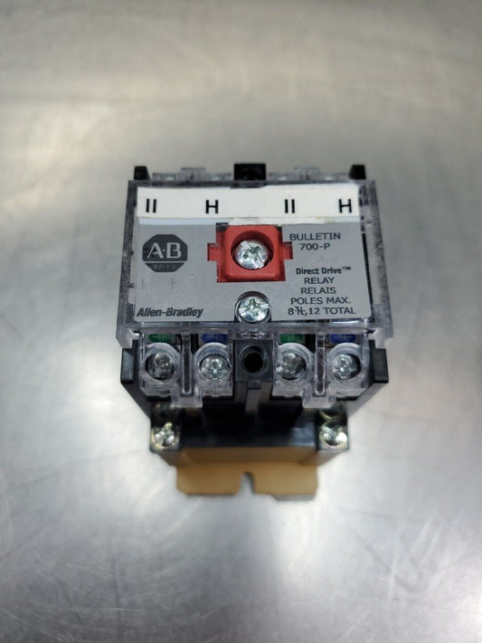 Allen-Bradley 700-P400A1/E Type P Control Relay.                            4E-2