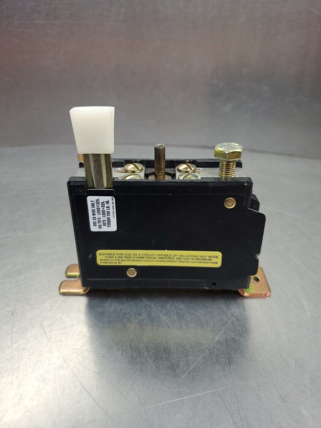 Allen Bradley 815-DOV4 Ser K Overload Relay.                               4B-43
