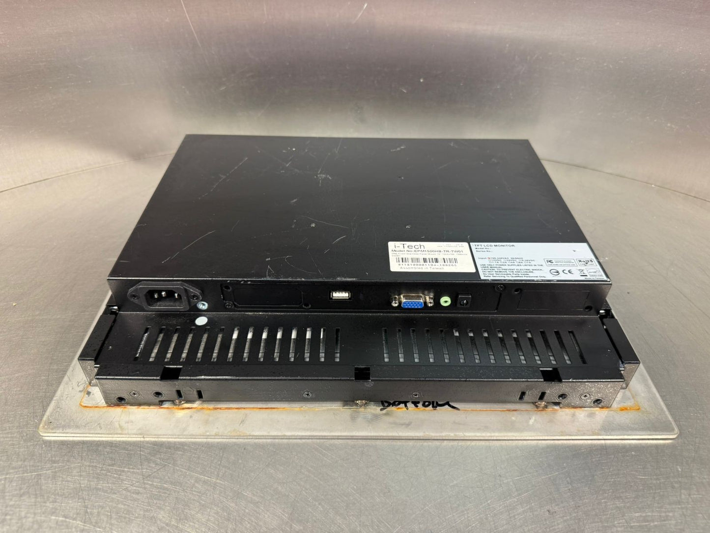 I-Tech EPM1500HB-TR-TW01 Panel Mount  15" 1024x768 100-240Vac 50/60H(5.5.5)