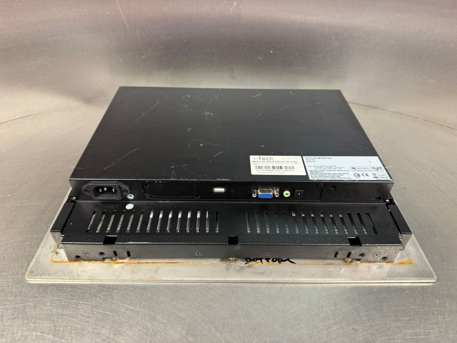 I-Tech EPM1500HB-TR-TW01 Panel Mount  15" 1024x768 100-240Vac 50/60H(5.5.5)