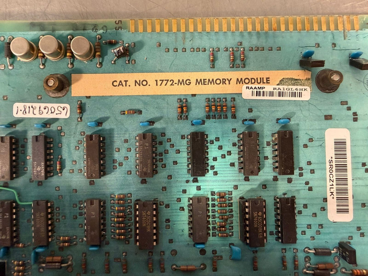 Allen Bradley 1772-MG Memory Mod. W/ 1772-MR Memory Segment   (6.3.3)