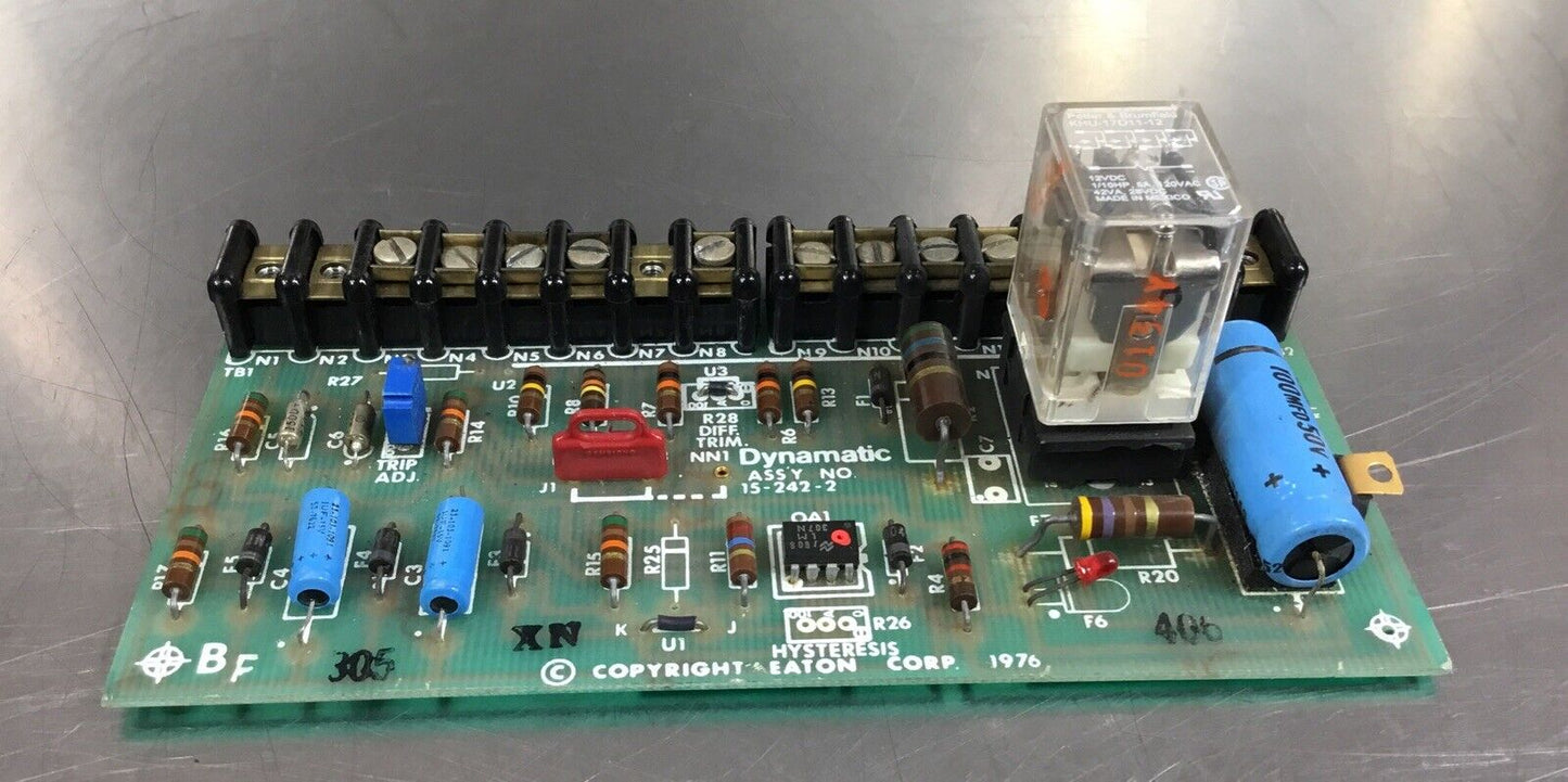 EATON DYNAMATIC  15-242-2  DIFF TRIP CIRCUIT BOARD      3E-3