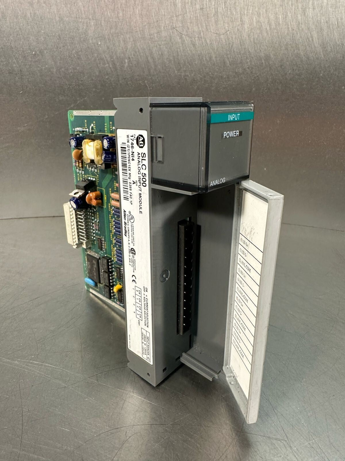 Allen Bradley 1746-NI4 /A SLC 500 Analog Input Module               (5.3.4)