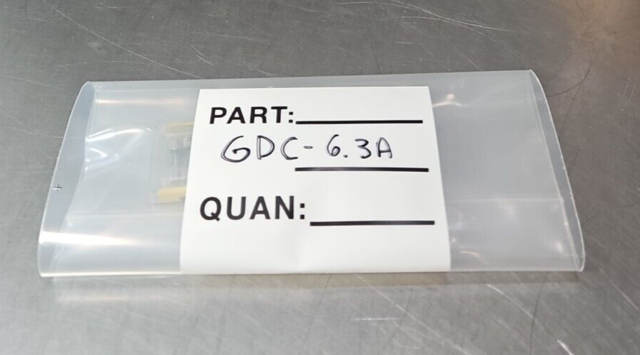 BUSSMANN GDC-6.3A Fuse T/250 pk w/2 boxes                                loc4A28