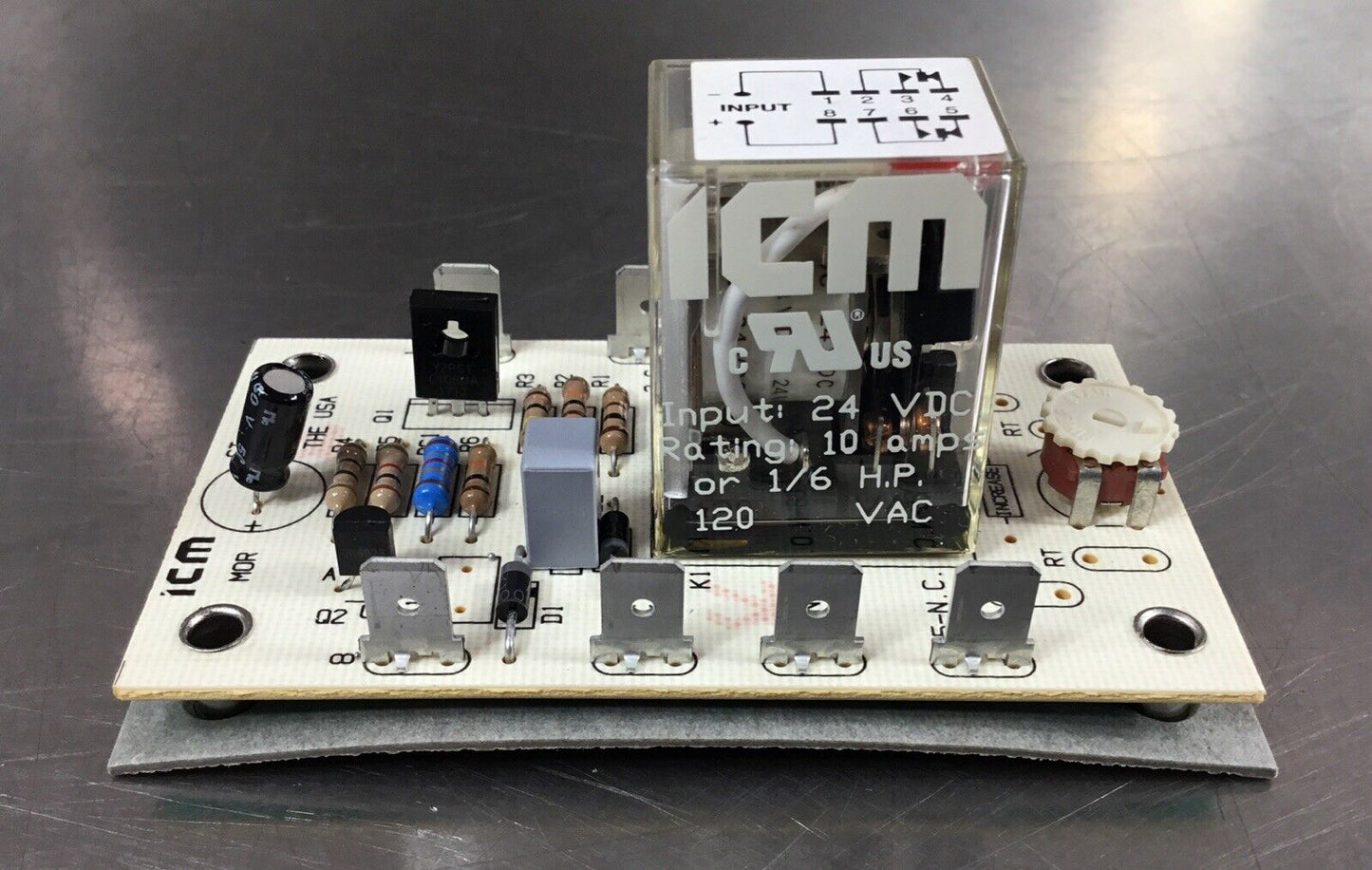 ICM Corp  MOR24D2X30  Delay Timer Relay Circuit Board     5C-22