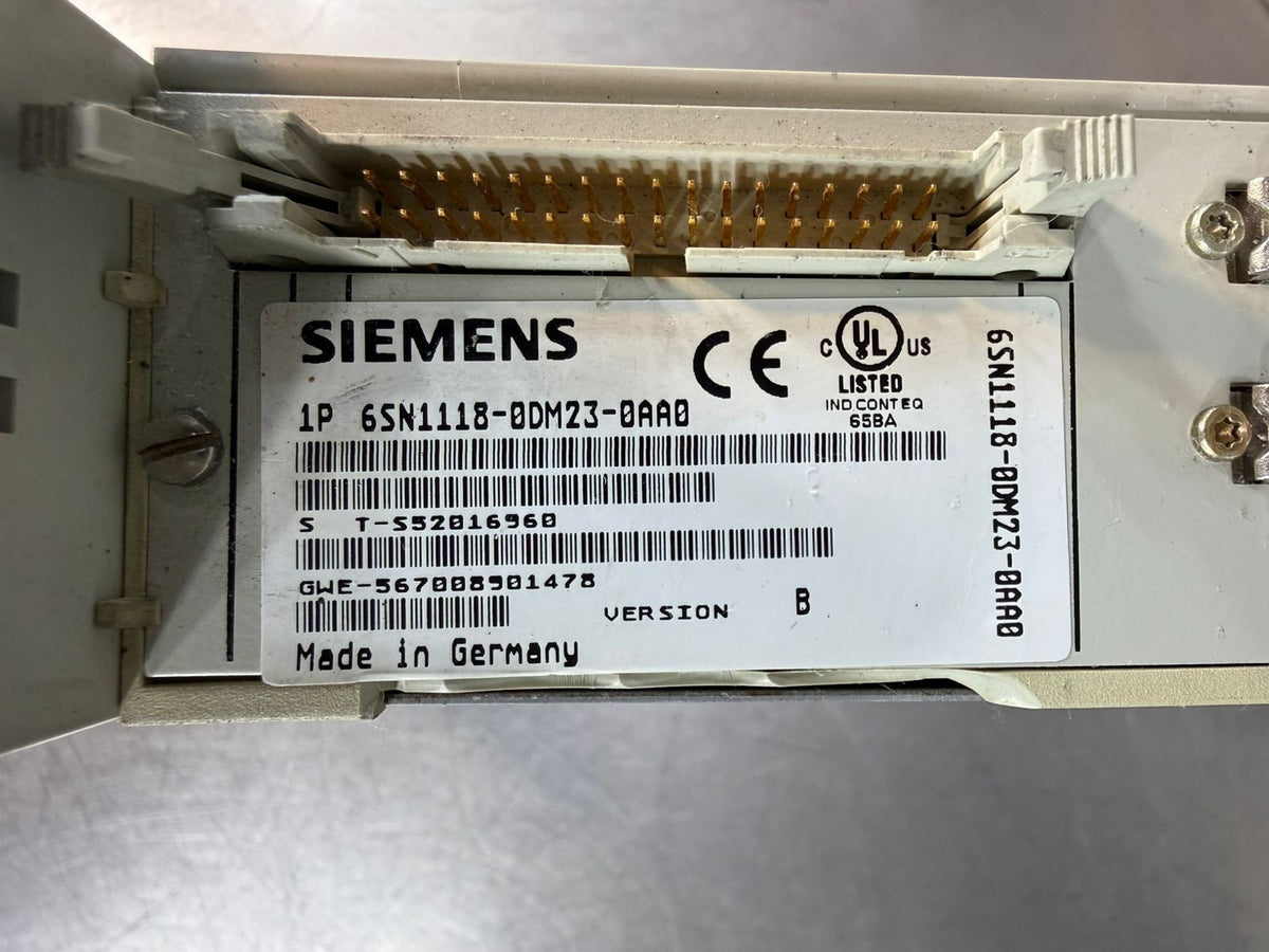 Siemens 6SN1118-0DM23-0AA0 Ver.B  /  6SN1124-1AB00-0BA1           (9.4.1)