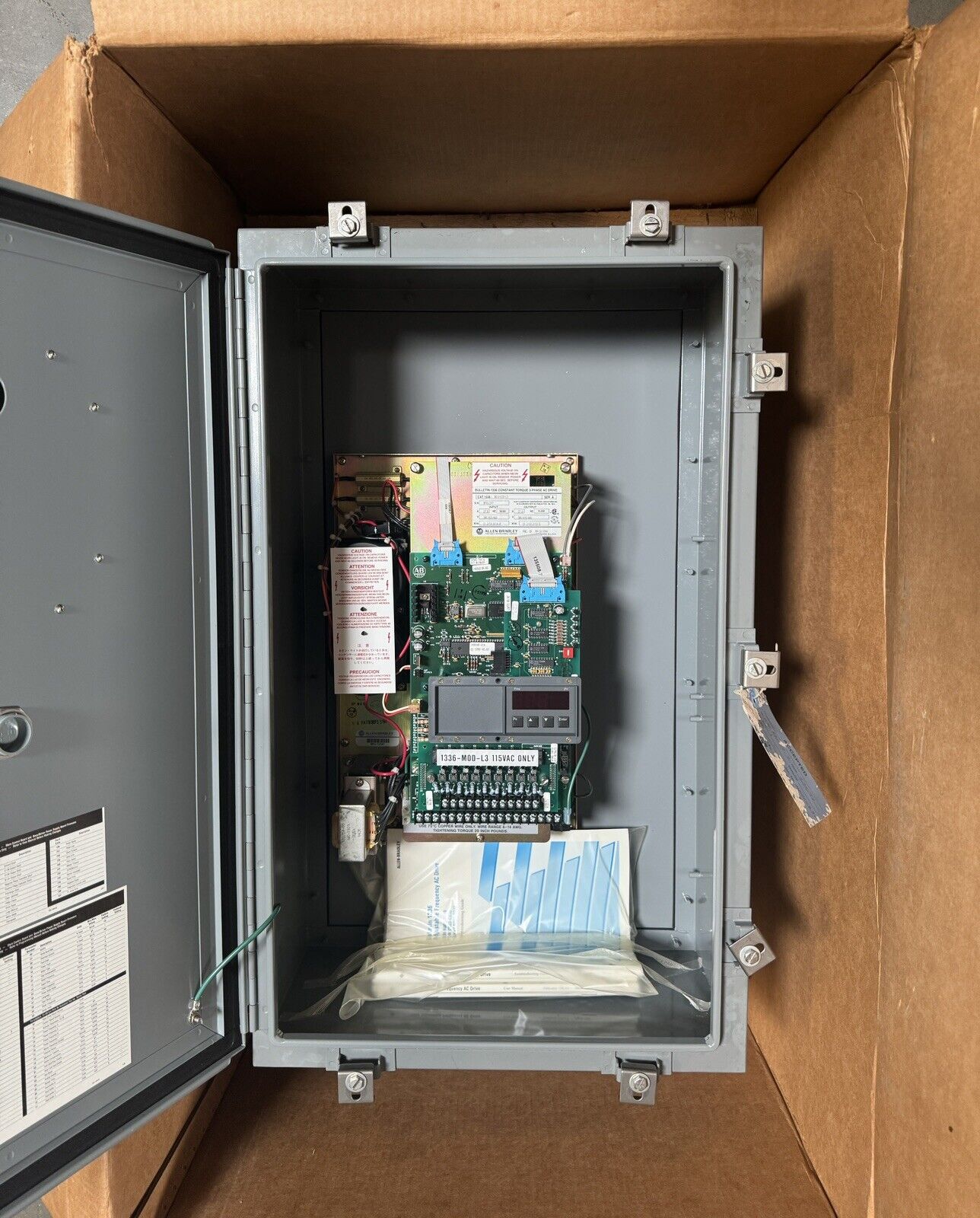 Brand New Allen Bradley 1336-B010-EJD-L3 Ser A. AC drive 3 phase controller