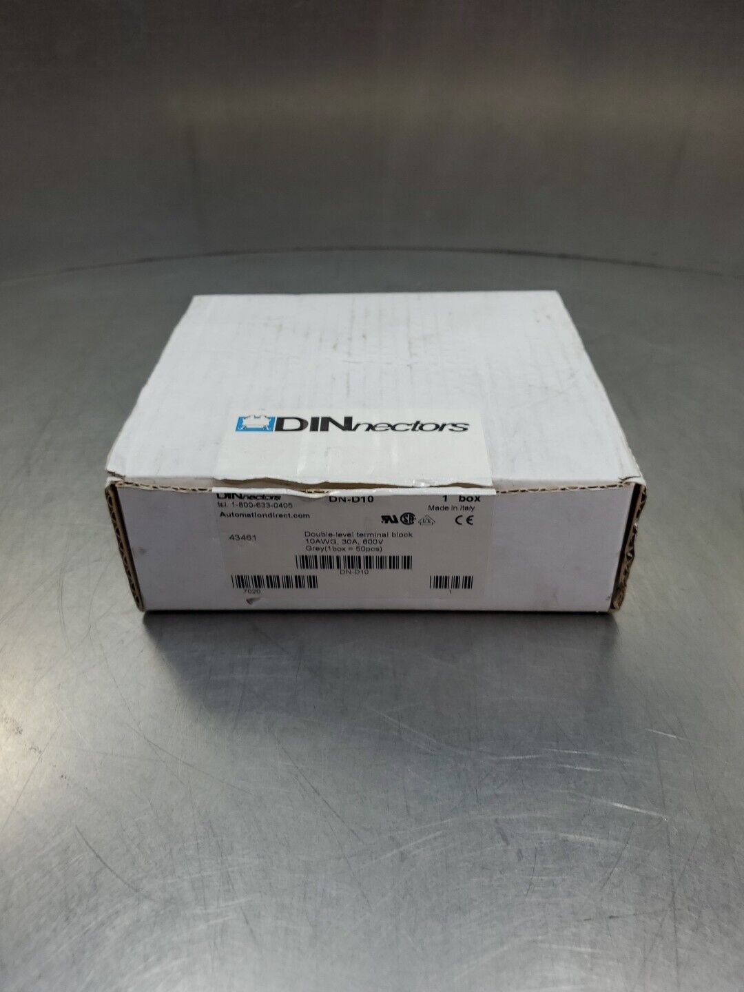 AUTOMATION DIRECT DN-D10 (EURO D4-2) DINnectors TERM BLOCK, Lot of 49.     4D-36