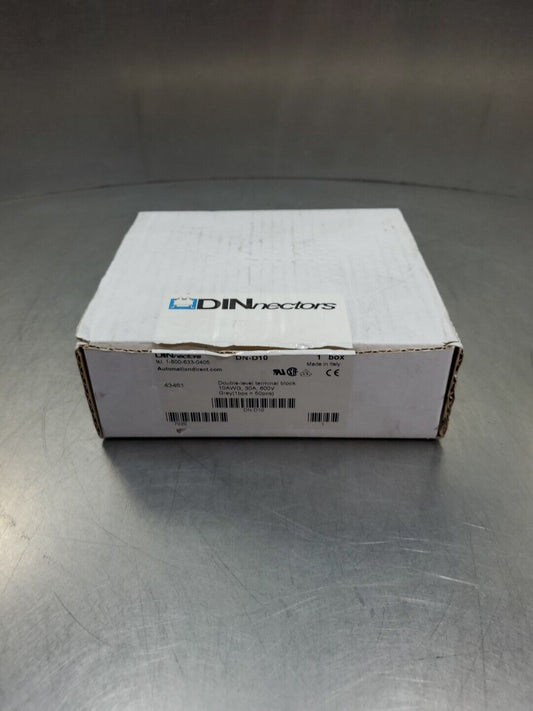 AUTOMATION DIRECT DN-D10 (EURO D4-2) DINnectors TERM BLOCK, Lot of 49.     4D-36