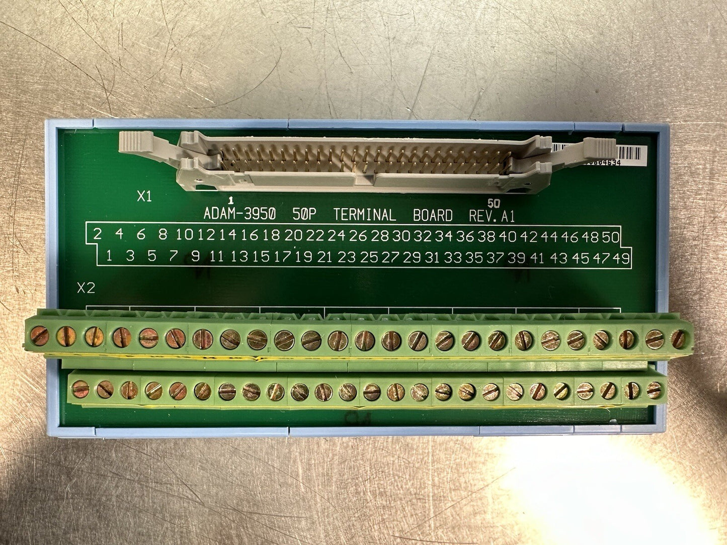 Adam-3950D Dual 50-Pin SCSI Wiring Terminal (BIN-1.53)