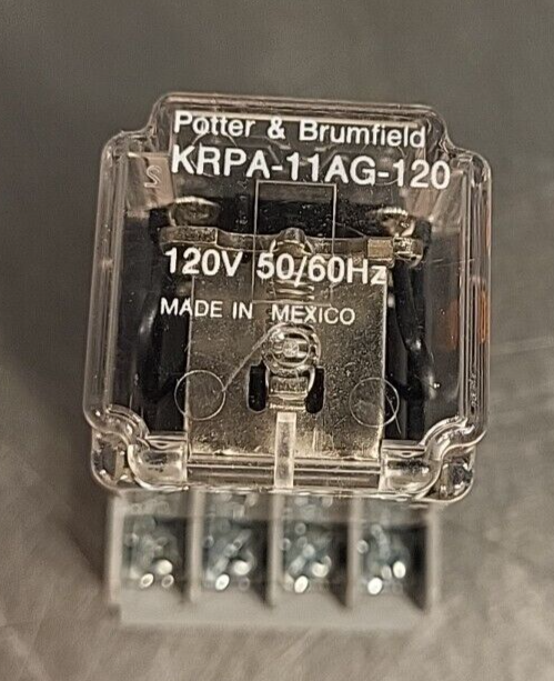 Potter & Brumfield   KRPA-11AG-120    120V 50/60Hz  (BIN 3.5.1)