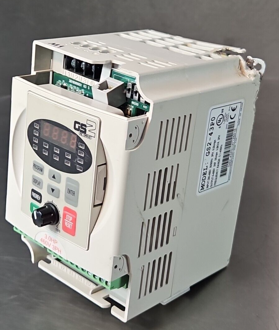 Automation Direct GS2-43P0 GS2 Micro Drive 460V AC 3hp 3 Phase          (BIN333)