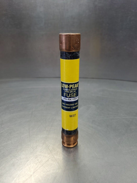 Bussmann LPS-RK-15SP 15AMP 600VAC/300VDC Time-Delay Fuse.                  4D-34
