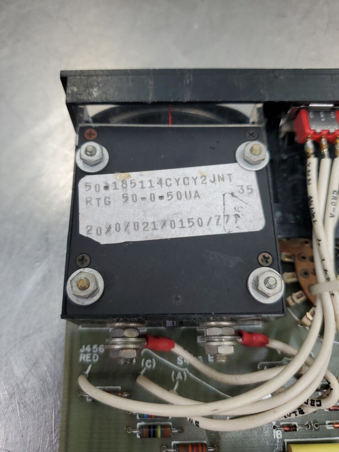 GENERAL ELECTRIC 193X295AAG01 METER BOARD (50-185114CYCY2JNT)              3D-18