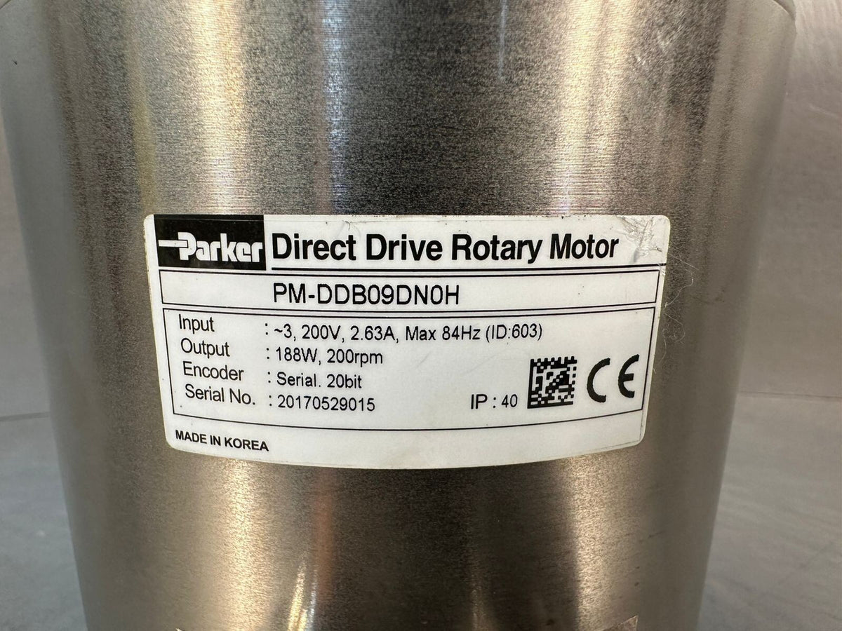 Parker Direct Drive Rotary Motor PM-DDB09DN0H Input ~3,200V 2.63A       (11.6.1)