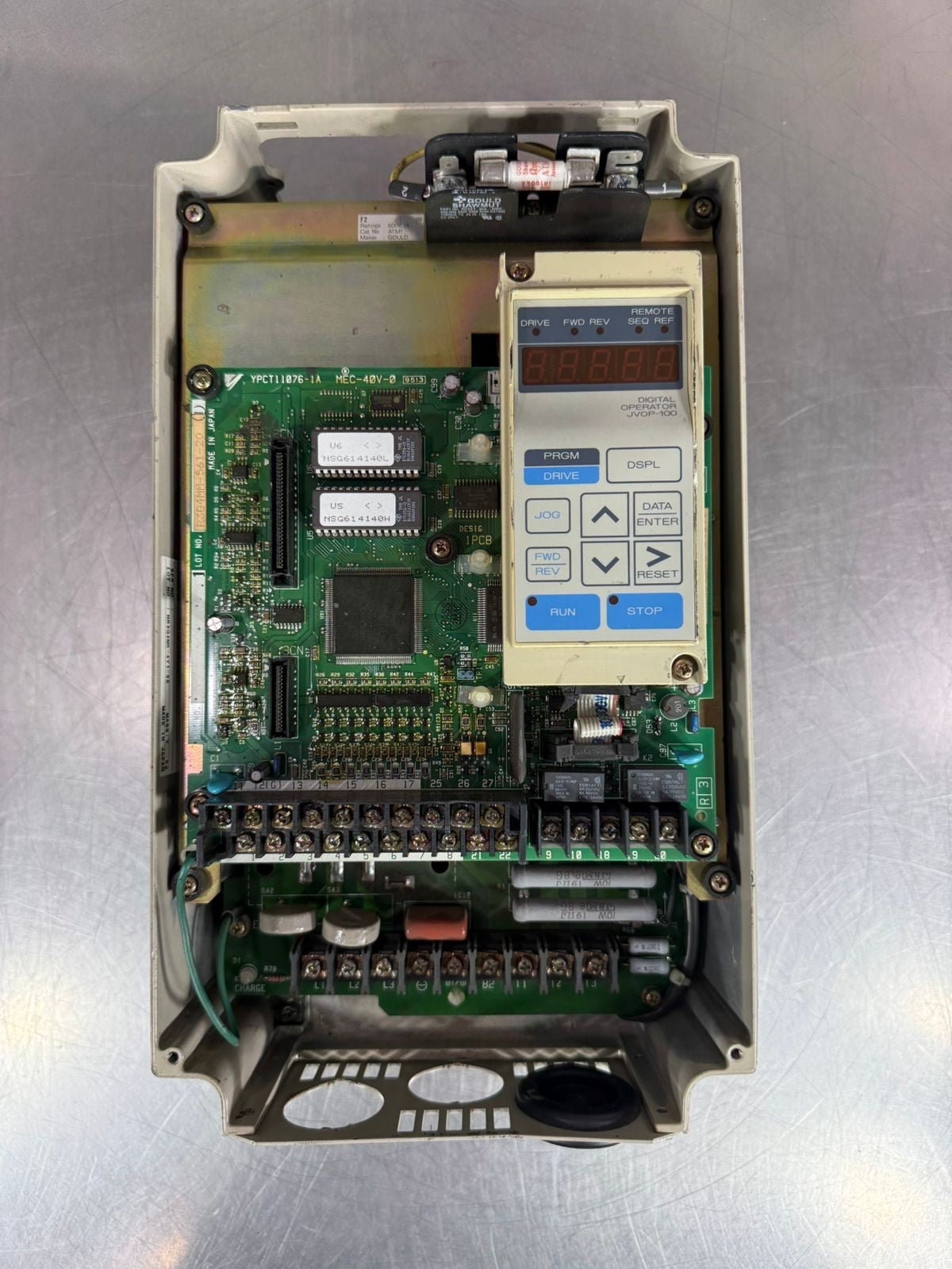 Magnetek DS314 Spec: 42P21F 3HP 3Ph Input: 380-460V 50/60Hz 5.9A (8.5.3)