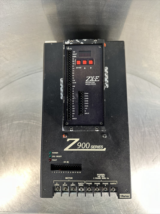 PARKER Z-900 Series ZX-F Brushless Servo Driver ZXF900-DRIVE-240     (BIN-2.5.2)