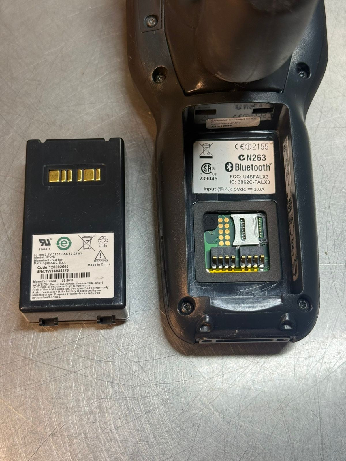 Datalogic Falcon X3 Barcode Scanner P/N 946260037                  (7.3.5)