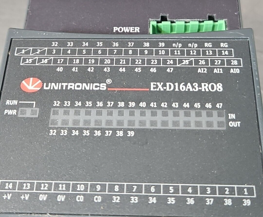 UNITRONICS EXD16A3R08  Module Extension I/O                             (BIN313)