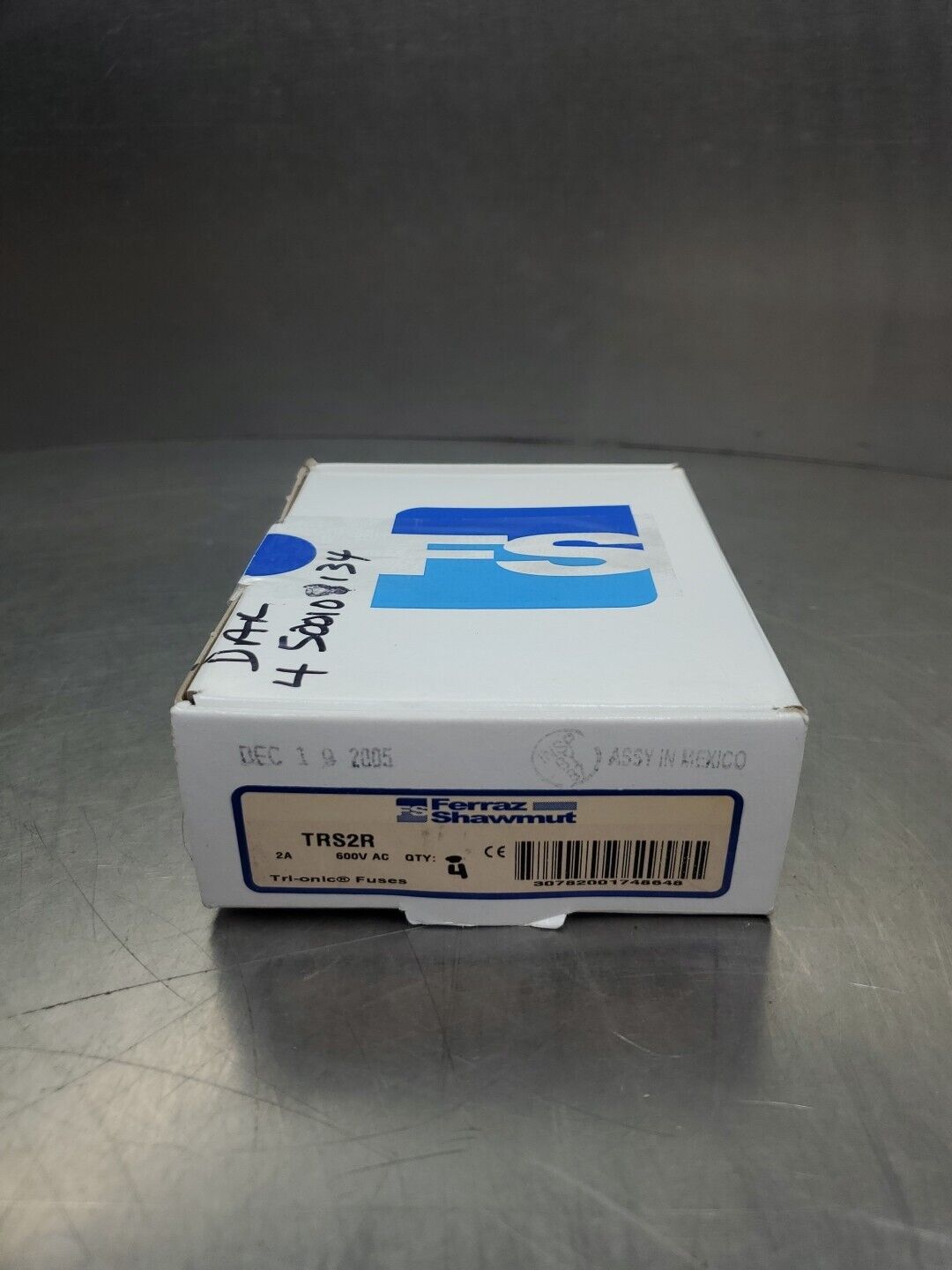 Ferraz Shawmut TRS2R Tri-onic FUSE, 2A 600V, Lot of 4.                     4C-43