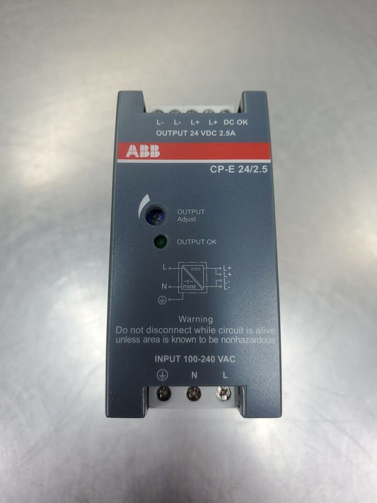 ABB CP-E 24/2.5 Switch Mode Power Supply, 24VDC 2.5A.                      4C-14