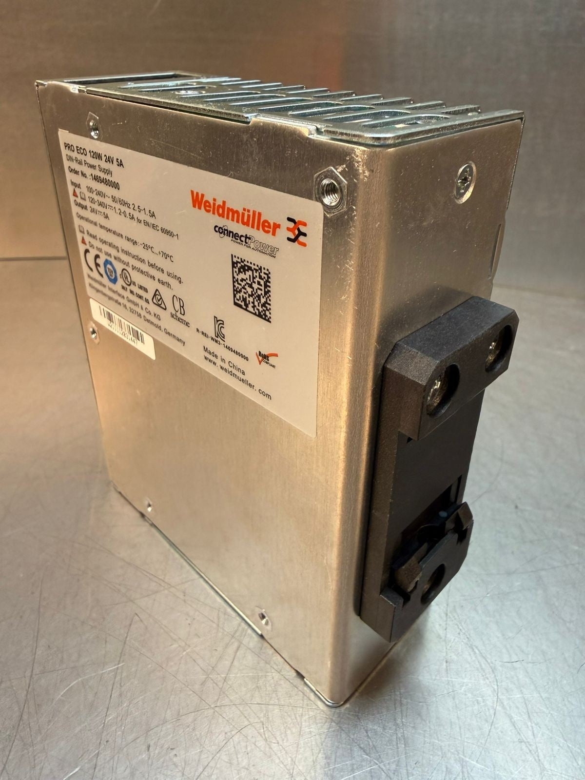 Weidmuller 1469480000 Pro Eco Power Suppy  120w 24v 5a 1           (3.5.1)