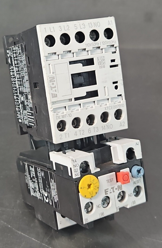Eaton DIL M7-10 XTCE007B10 Starter Man/Auto Reset                        loc4C13