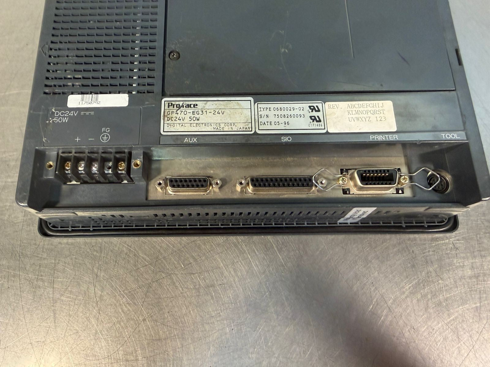 Pro-Face GP470-EG31-24V DC24v 50w Touch Screen                     (8.3.5)