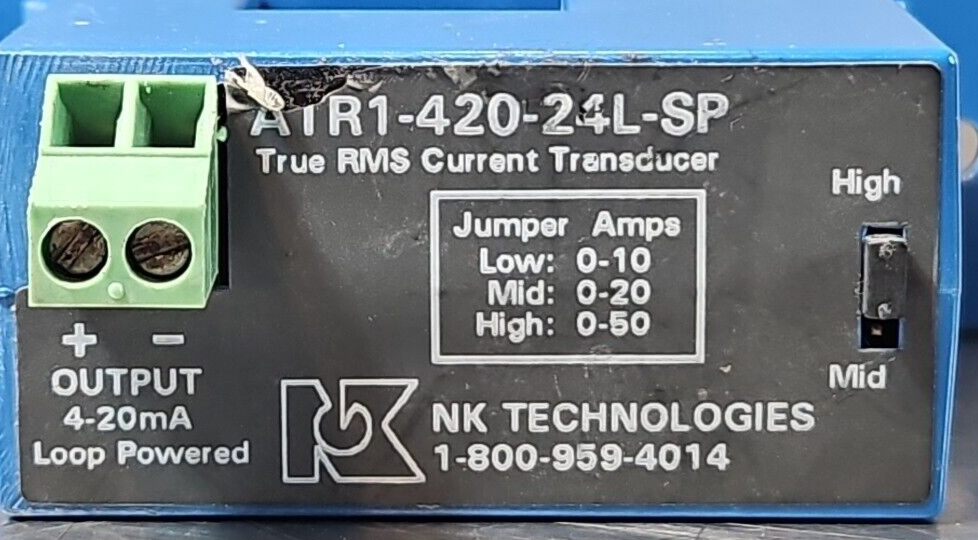 NK Technologies ATR1-420-24L-SP  Current Transducer                      Loc4D31
